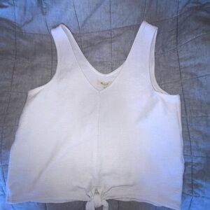Madewell cropped White Women's Tank Top